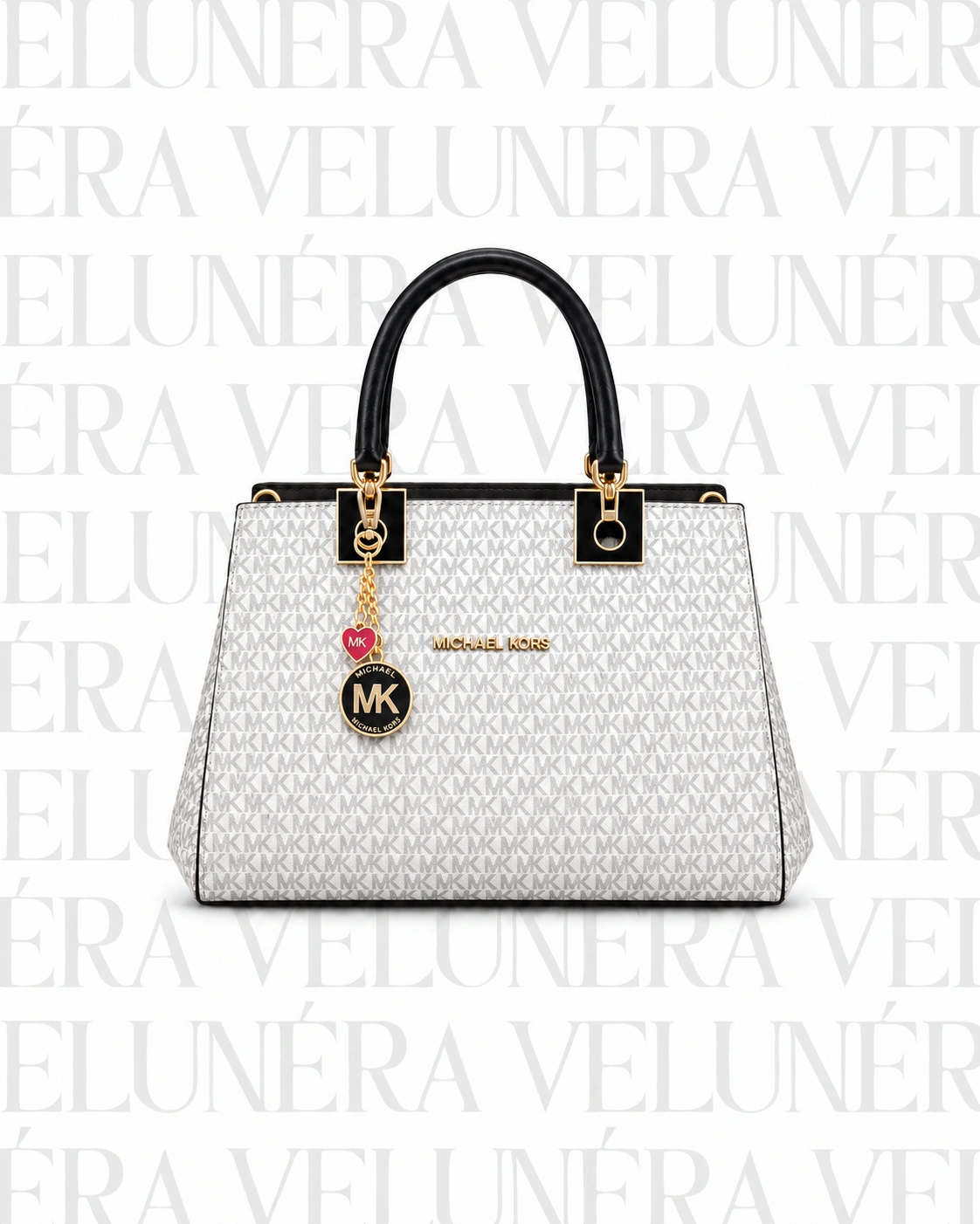 Michael Kors MK Monogram ženska torba s privjeskom